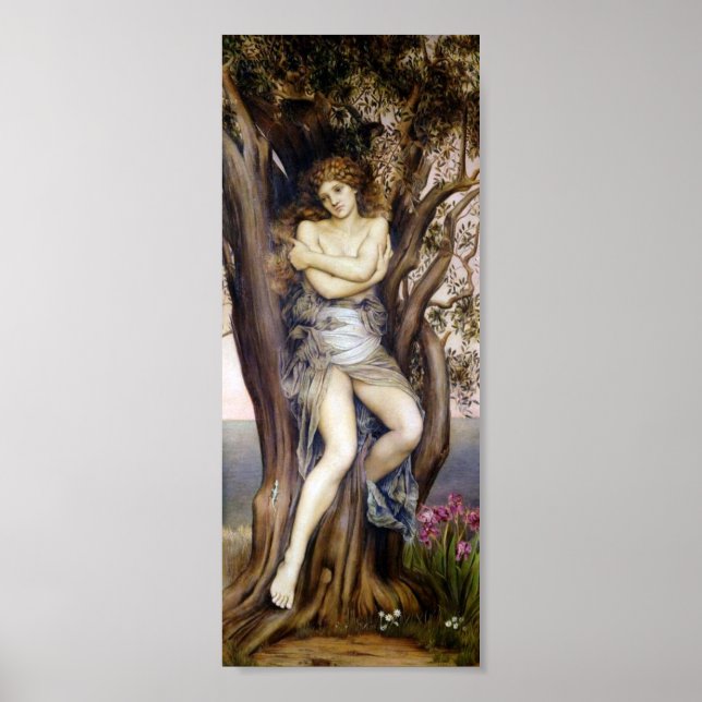Póster Dryad (Hermoso árbol Nymph) (Mito griego) (Frente)