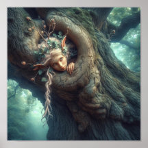 Dryad in Tree