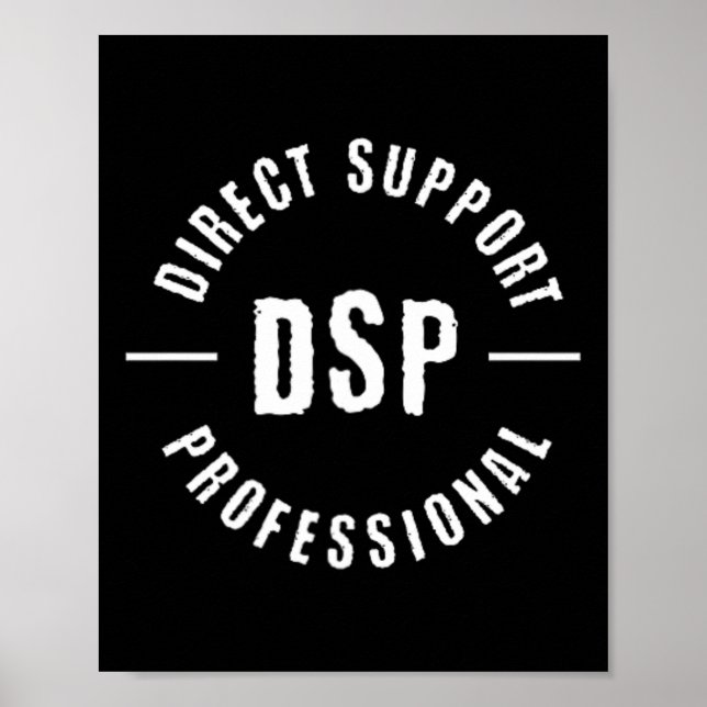 Póster Dsp Soporte Directo Enfermera Profesional Dsp (Frente)