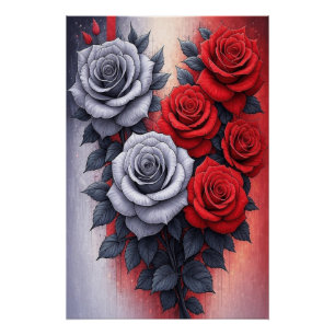 Póster Dualidad Floral