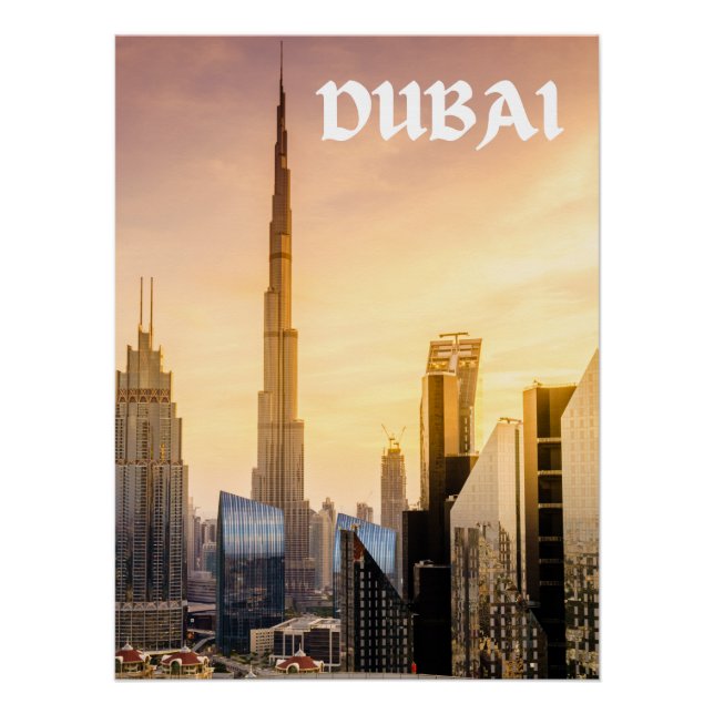 Póster Dubai (Anverso)