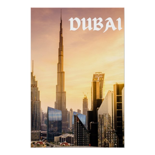 Póster Dubai  (Anverso)