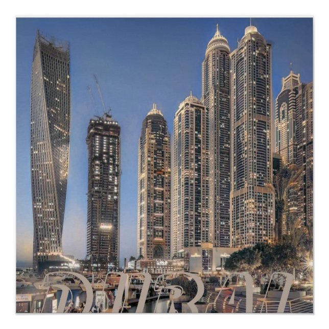 PÓSTER DUBAI (Anverso)