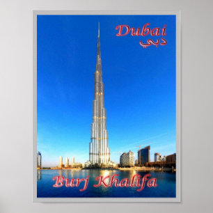Póster Dubai - Burj Khalifa -