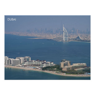 Póster Dubái Emiratos Árabes Unidos