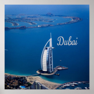 Póster Dubai Emiratos Árabes Unidos Burj Al Arab