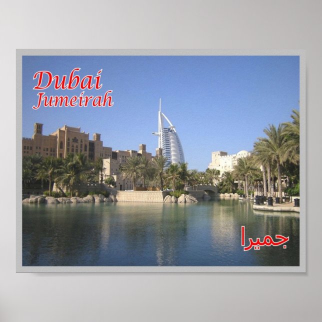 Póster Dubai - Jumeirah - (Frente)