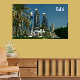 Póster Dubai's Skyscraper