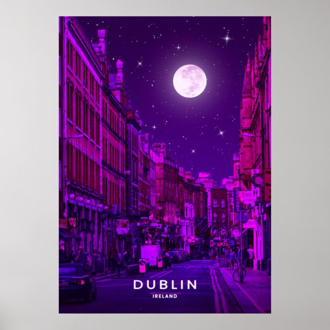 Póster Dublin City (Frente)