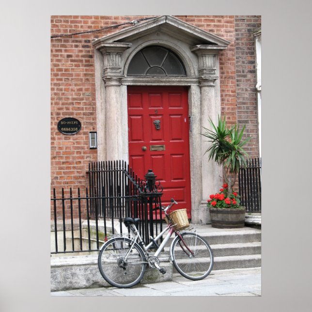 Póster Dublín, Irlanda (Frente)