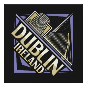 Póster Dublin Irlanda