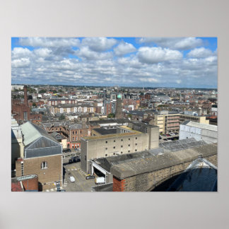 Póster Dublín Irlanda Europa