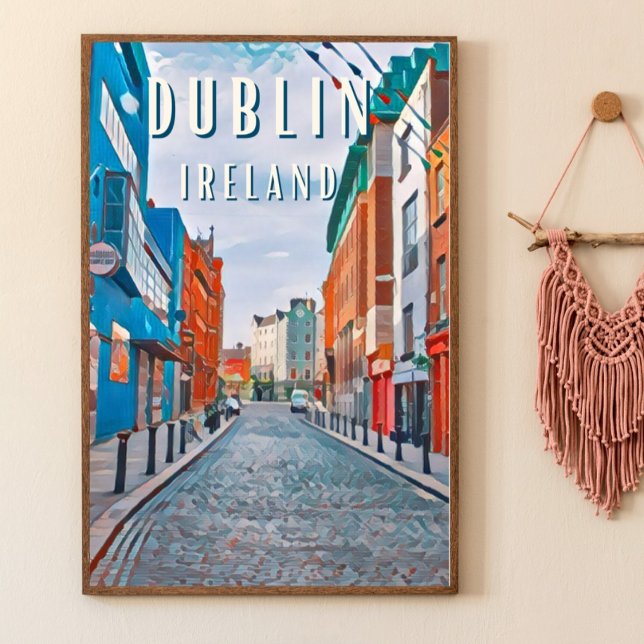 Póster Dublín, la ville des tradiciones irlandaises (Dublin, la ville des traditions irlandaises)