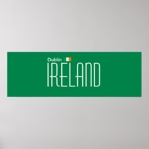 Póster Dublín, Poster de Irlanda