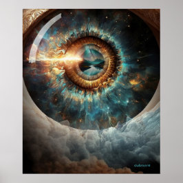 Póster Dubman Designs: Ojo de Dios, Río de Esperanza