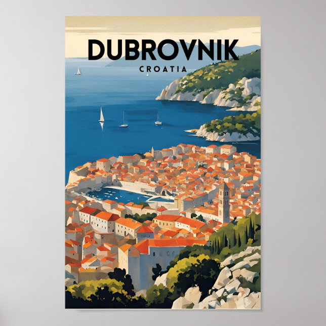 Póster Dubrovnik (Frente)