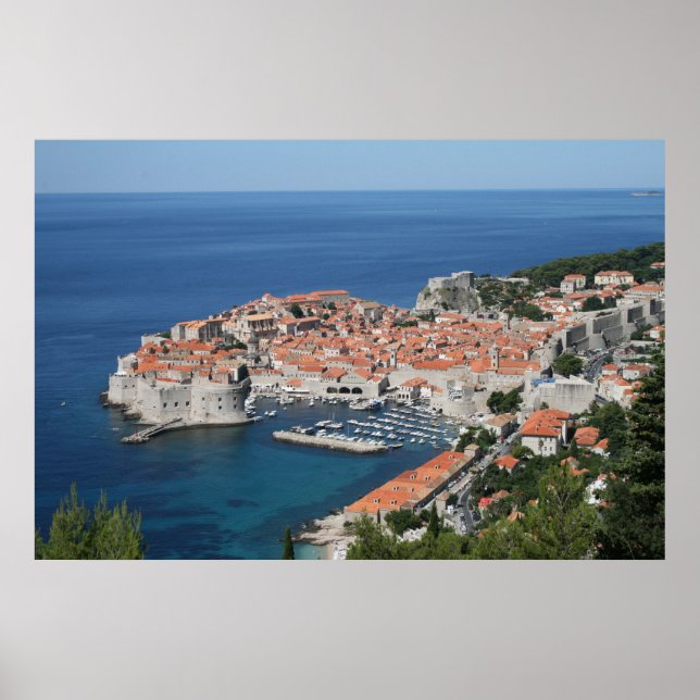 Póster Dubrovnik Hrvatska (Frente)