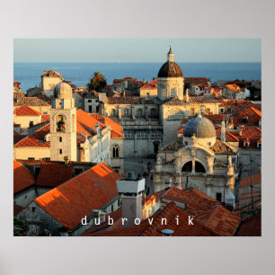 Póster Dubrovnik Sunset