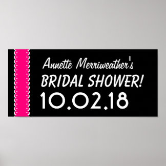 Póster DUCHA BRIDAL personalizado o cualquier año de colo