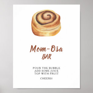 Póster Ducha de bebé Bun - Poster bar Mimosa