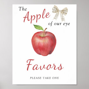 Póster Ducha de bebé de Apple - Favorece al Poster