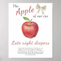 Ducha de bebé de Apple - juego de pañales de noche