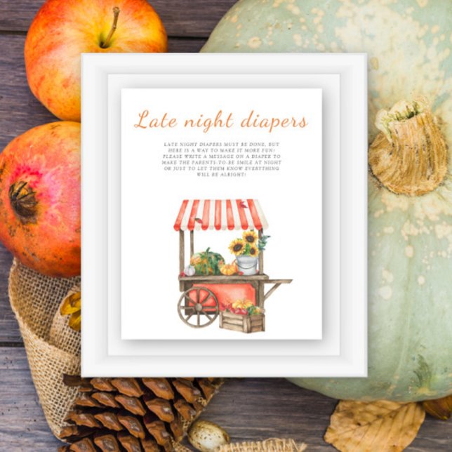 Póster Ducha de bebé de calabaza - juego de pañales noctu (Subido por el creador)