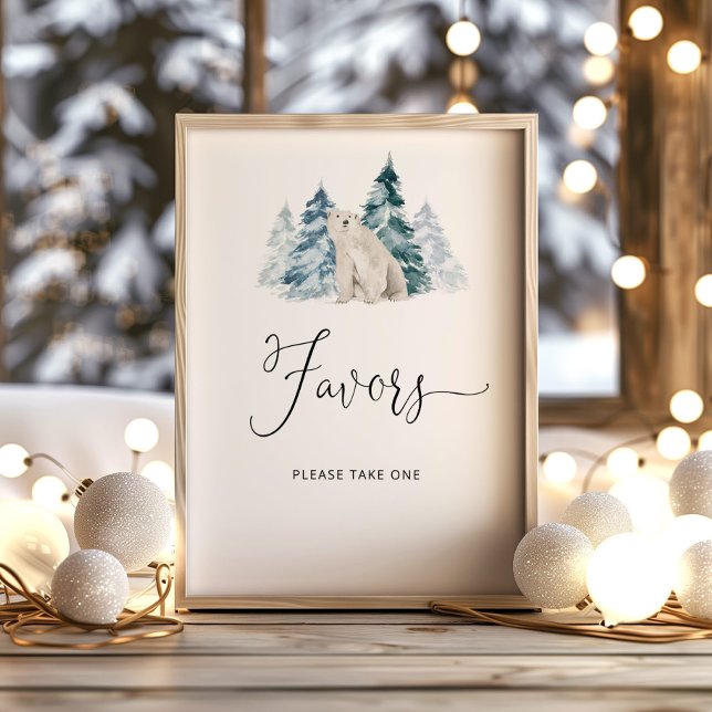 Póster Ducha de bebé de oso Pola Favor Poster (Subido por el creador)