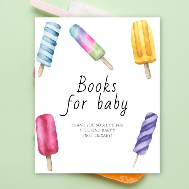 Póster ducha de bebé de paleta - cartel de libros para be (Subido por el creador)