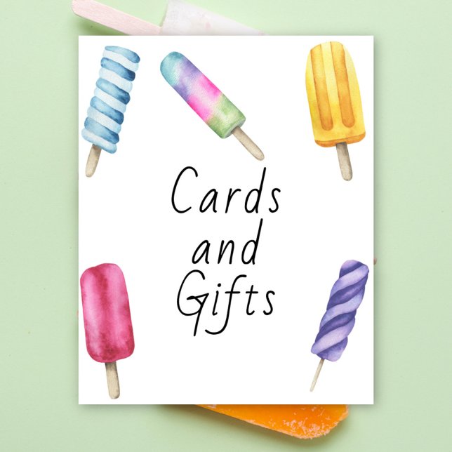 Póster ducha de bebé de paleta - tarjetas y regalos (Subido por el creador)