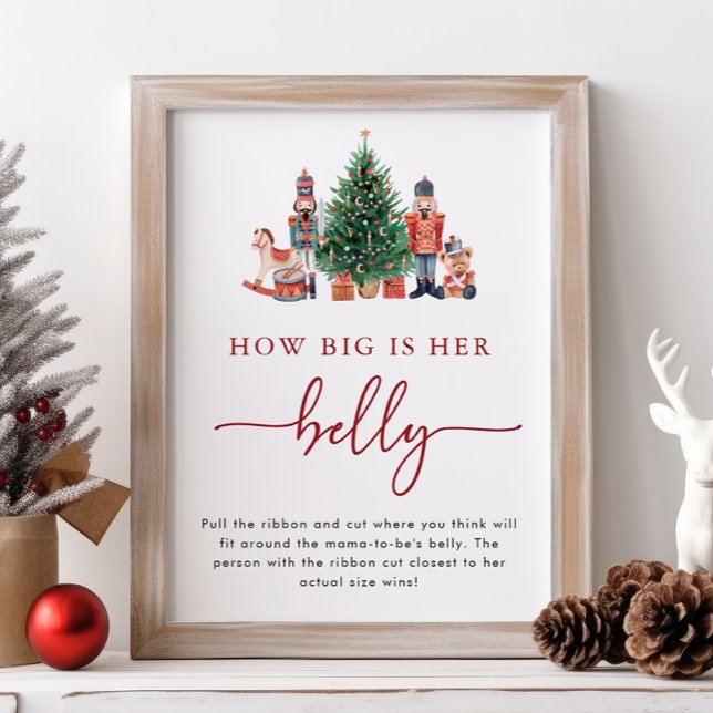 Póster Ducha de bebé del Cascanueces (Nutcracker Baby Shower Poster
)