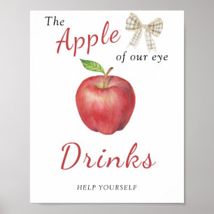Póster Ducha de bebé manzana - BEBIDAS