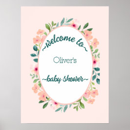 Póster Ducha de Bebé Safari de la Jungla