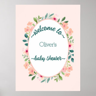 Póster Ducha de Bebé Safari de la Jungla Salvaje