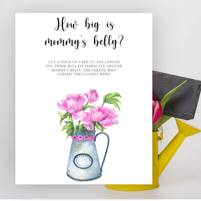 Póster Ducha de flores para bebé ¿Cuán grande es la barri (Subido por el creador)