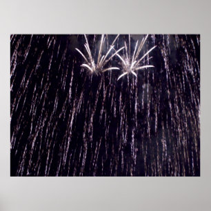 Póster Ducha de fuegos artificiales