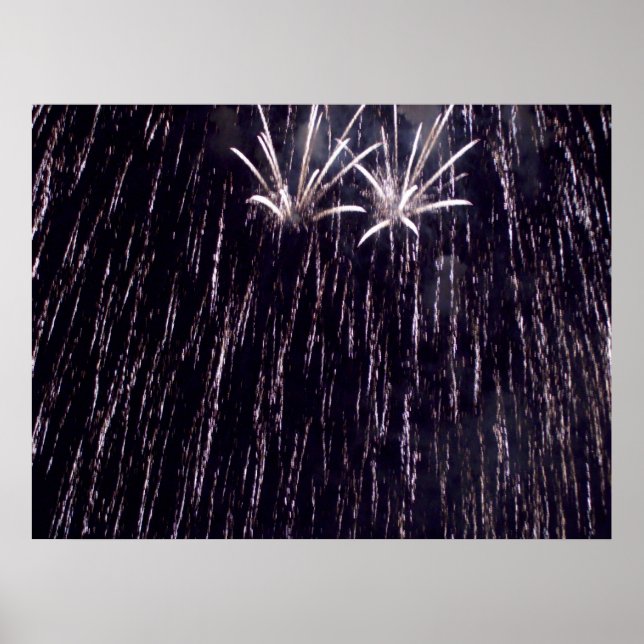 Póster Ducha de fuegos artificiales (Frente)