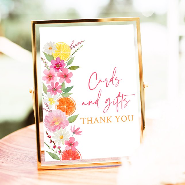 Póster Ducha de novia con tarjetas y regalos de flores de (Subido por el creador)