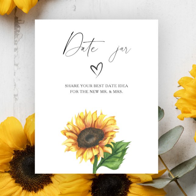 Póster Ducha de novia girasol Fecha noche ideas juego (Subido por el creador)