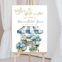 Ducha de novia Hortensia Azul Está fuera del merca