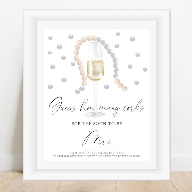 Póster Ducha De Novias Adivinan Cuántos Corchos (Subido por el creador)