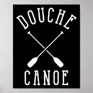 Póster Ducha en canoa