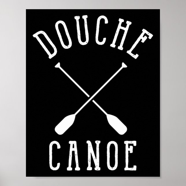 Póster Ducha en canoa (Frente)