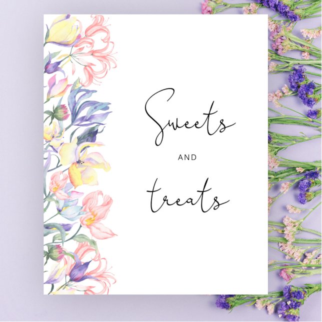 Póster Ducha floral para bebés Dulces y Tratos (Subido por el creador)