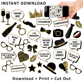 Póster Ducha nupcial Patrona de Rótulo de la cabina de fo