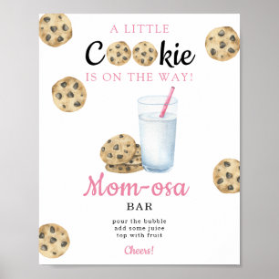 Póster Ducha para bebés con leche Bar Momosa