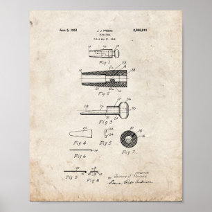 Póster Duck Call Patent - Old Look