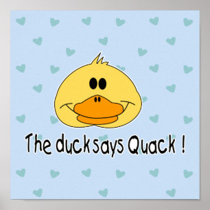 Póster Duck dice Quack