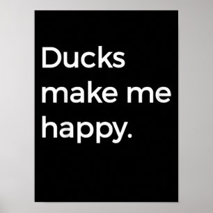 Póster Duck Love I Love Mascota Ducks Duck Farmer