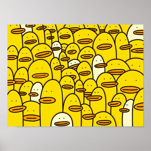 Póster Ducks Doddle Art (Frente)